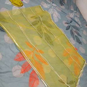 Lime Green Kurti Pent Set