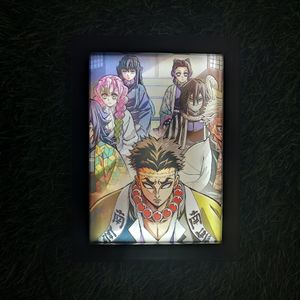 The Hashiras Demon Slayer LED Backlit Painting