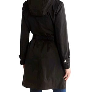 Original Black Michael Kors Trench Long Coat