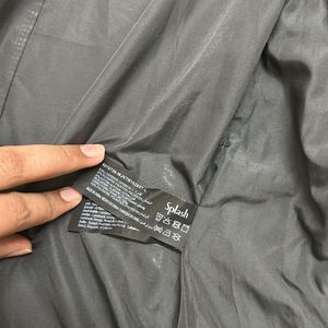 Splash Textured Overcoat Jacket