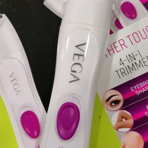 vega 4 in 1 trimmer for ladies, painless hair removal