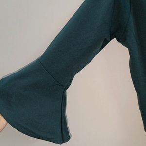 Stylish Dark Green Jumpsuit