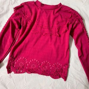 Pink (Rani) Colour Short Top