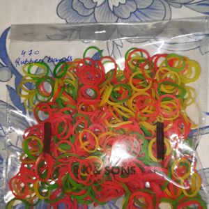 Pack Of  (More Than 450) NEW Rubber Bands