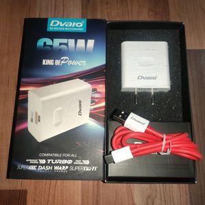 65 Watt Super Fast Charging Adopter With Cable