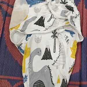 Baby Cotton Swaddle Wrap With Velcro