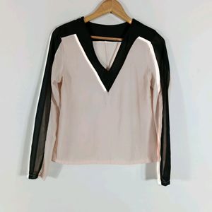 Multicolor Plain Casual Top (Women)