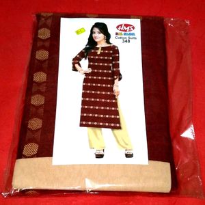 Combo Of 4  Branded Pure Cotton Dress Material