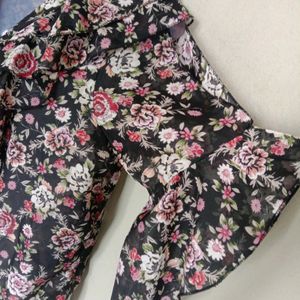 Flower Print Top