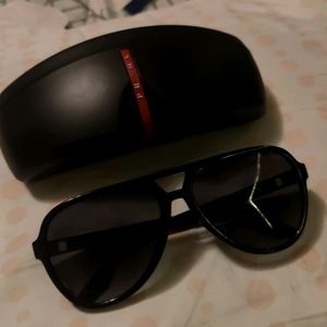 Prada Linea Rossa Polarized Avaiators Sunglasses