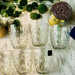 6 Glass And 2 Glas Jar Set