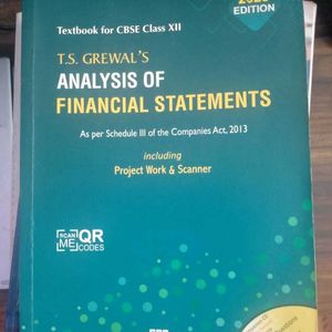 T.S Grewal's Analysis Financial  Statement