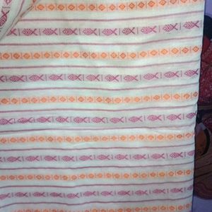 Lucky Fish Style Cotton Saree♥♥♥hand Work Saree