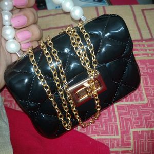 Cute Mini Black Sling Bag For Women