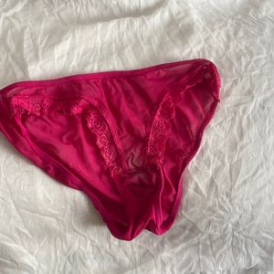 Pink Lace Panty Net