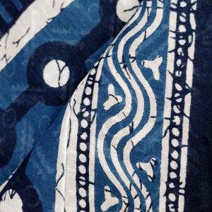 New Indigo Pure Cotton Saree 1