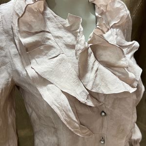 Ruffle designer shirt