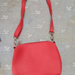 Red New Sling Bag Free