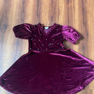 AND brand 9-10yrs velvet frock