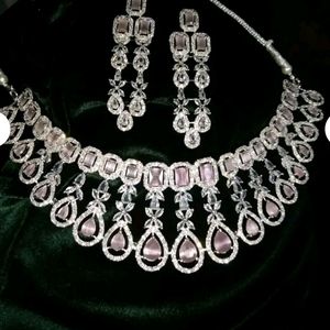 American Diamond Necklace Set..ll