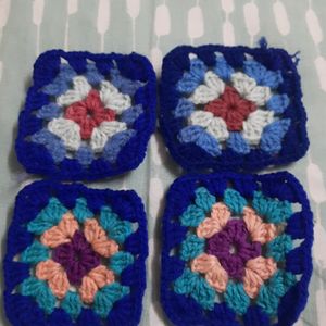 Granny Square Crochet Piece