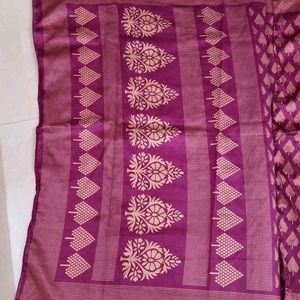 wine colour saree