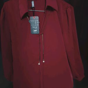 NEW WITH TAG, Cherry Red Shirt