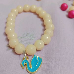 Bracelet With Swan 🦢 Charms