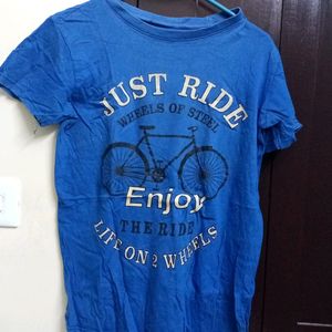 Blue Cycle Tshirt (WOMEN)