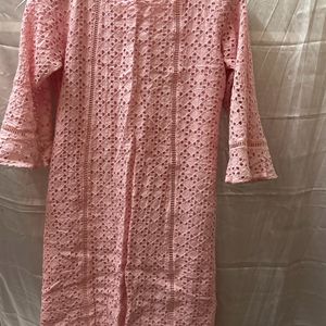 pink cute kurta