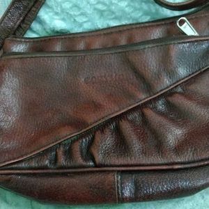 Leather Sling Pouch Beautiful 😍