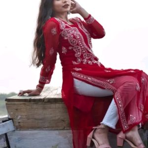 Chikenkari Kurti