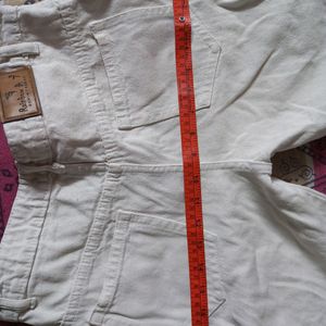 White Cargo Denim