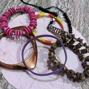 Kids Bracelet And Bangles - Set Of 6