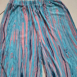 Pleated Beautiful Tye Dye Plazzo Pants