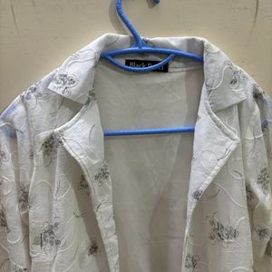 White Coat Top