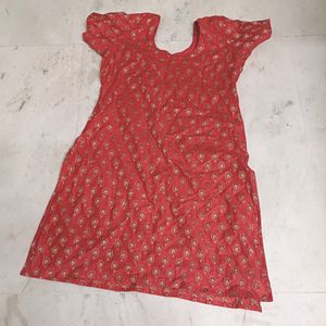 Beneras Stitched Red Kurti