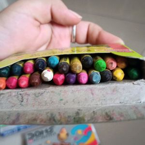 Oil Pastels And Wax Crayons