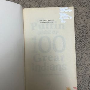 the puffin book of 100 great indians