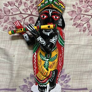 Wooden Kanhaiya