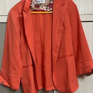 Very Beautiful Orange Blazer