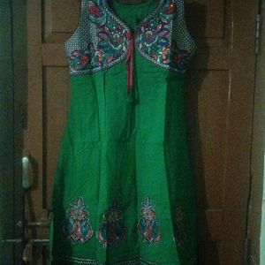 Green 💚 Round Kurti