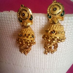 New Double Layer Jhumki Unused