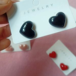 Heart Studs Ech Pair 100/- 🆕