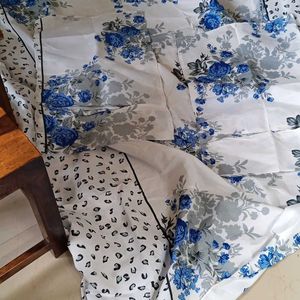 Floral Design Cotton Bedsheet