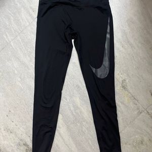 nike black fitted tight leggings gym sports