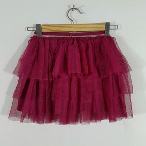 Rose Pink Mini Skirt (Girl's)