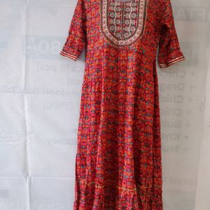 New Malti Colour Anarkali Kurti