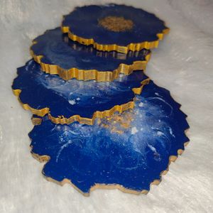 Resin Coasters With Tray