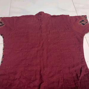 Brownie Cotton Kurti